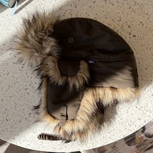 FAJALLRAVEN Heavy Winter Cold Snow Hat Trapper Over Ear Faux Fur Unisex Size XL